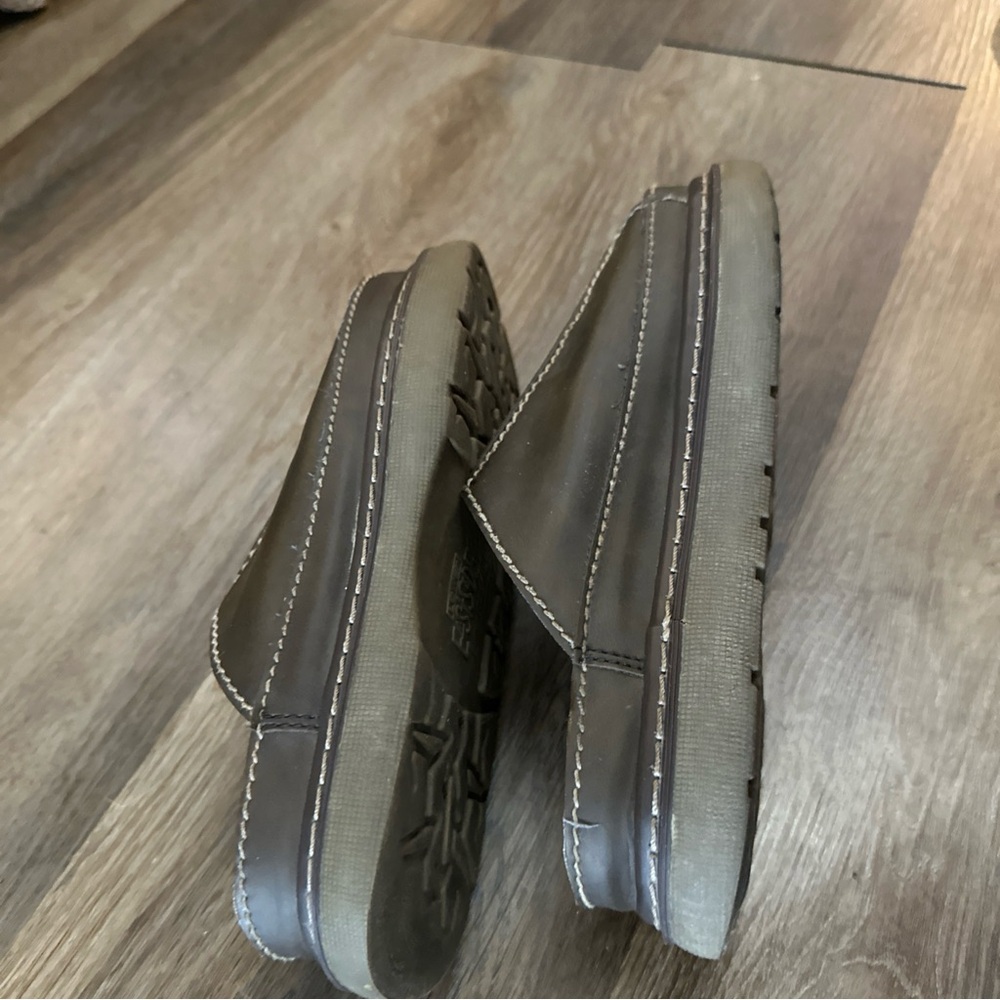 YTK LOWER EAST SIDE Brown leather Slip-On Shoes - Picture 14 of 16